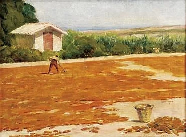 Veloso Salgado - Lavorando sull'aia